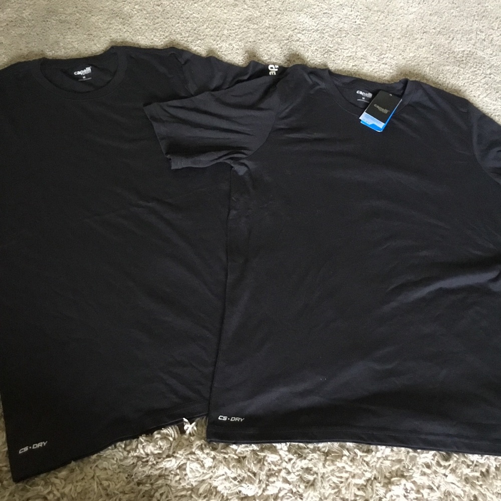 Capelli of New York Men's Black Short Sleeve Tees